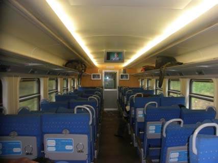 Inside of SLGR First Class Carriage